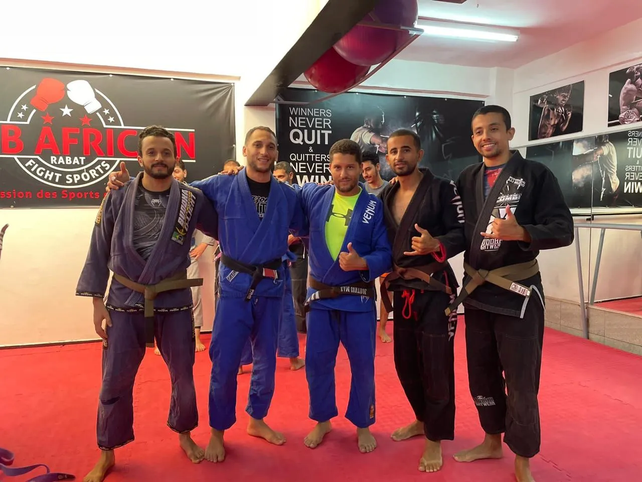 Entrée de notre salle de sport à Diour Jamaa